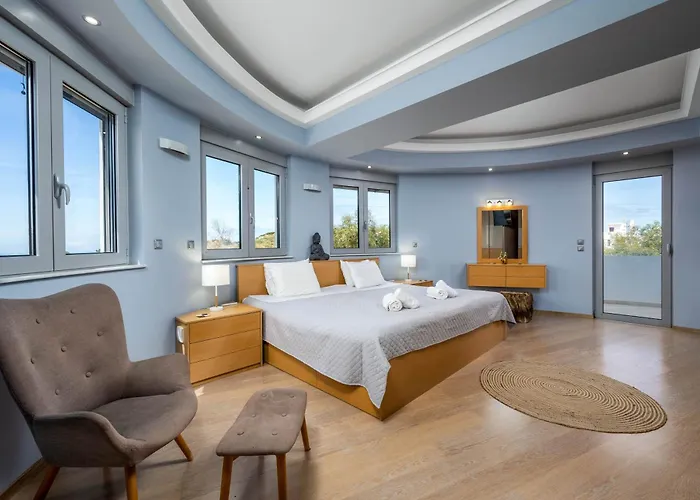 فيلة Zafira - Seaview Manor With Heated Pool Kallithéa